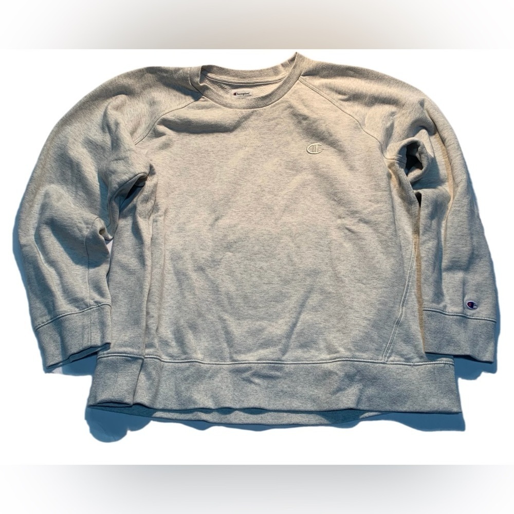 💜 Champion Crewneck Sweatshirt Gray Men’s Size XXL